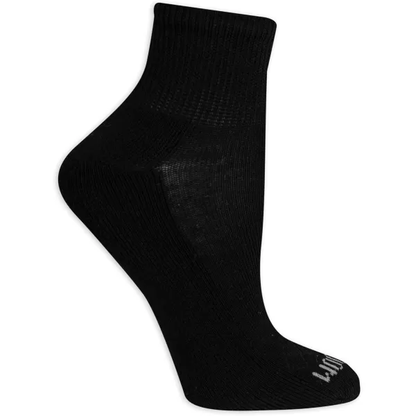 imageFruit of the Loom Womens Everyday Soft Cushioned Ankle Socks 10 PackBlack