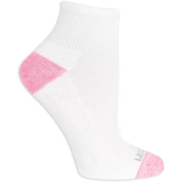 imageFruit of the Loom Womens Everyday Soft Cushioned Ankle Socks 10 PackWhite Assorted 2