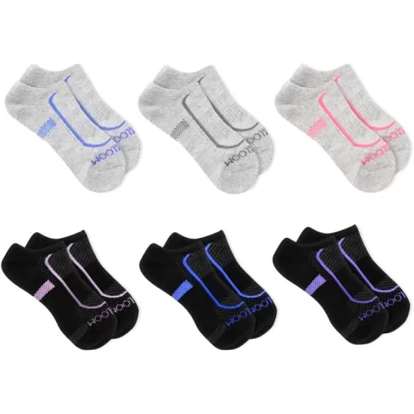 imageFruit of the Loom Womens Coolzone Active Lightweight Cotton SocksGray