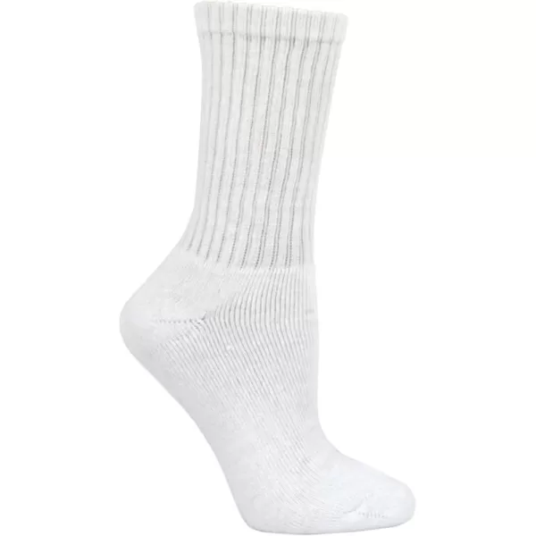 imageFruit of the Loom Womens Cushioned Crew SocksWhite