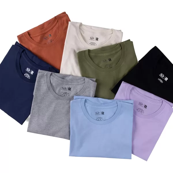 imageFruit of the Loom Recover Cotton TShirt Made with Sustainable Low Impact Recycled FiberOpen Air Blue
