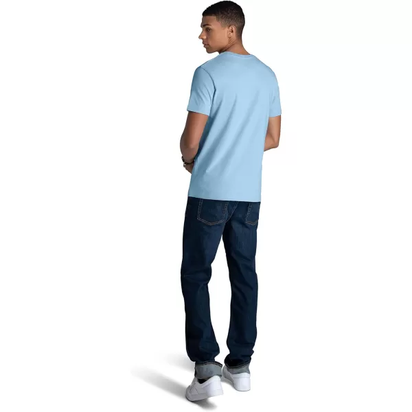 imageFruit of the Loom Recover Cotton TShirt Made with Sustainable Low Impact Recycled FiberOpen Air Blue