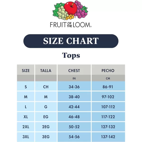 imageFruit of the Loom Recover Cotton TShirt Made with Sustainable Low Impact Recycled FiberOpen Air Blue