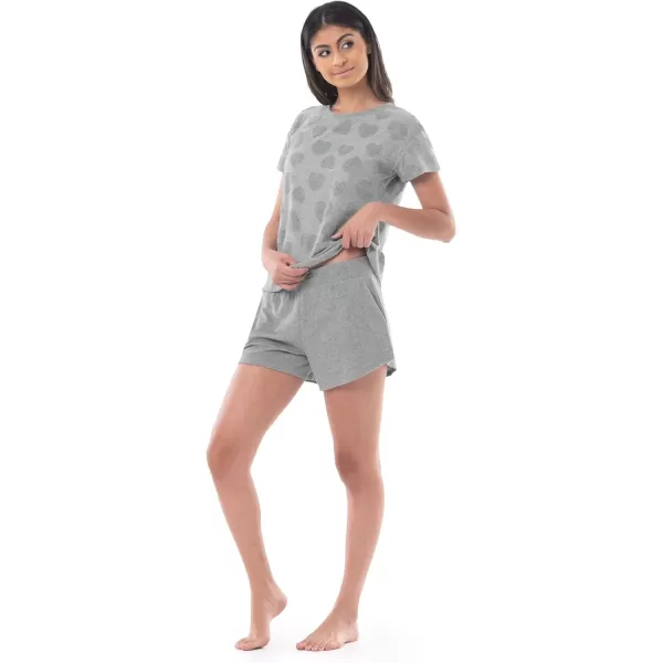 imageFruit of the Loom Womens Beyondsoft Sleep Tee and Shorts SetLight Grey Heather