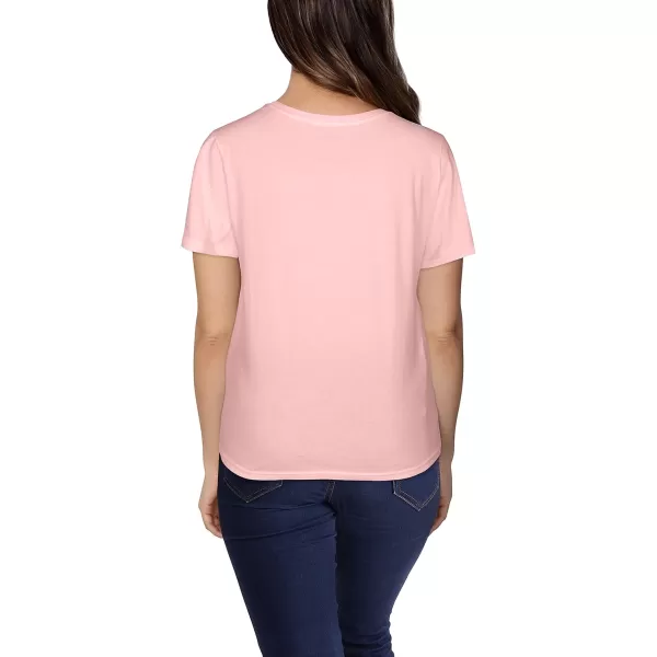 imageFruit of the Loom Womens Crafted Comfort Pima Cotton Short Sleeve TshirtsCrew  Sweetheart Pink