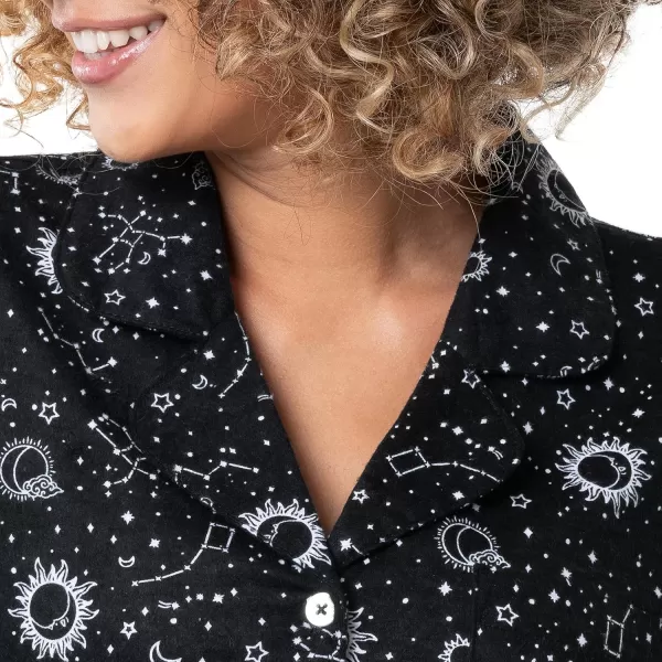 imageFruit of the Loom Womens Flannel Sleep ShirtCosmic Sky