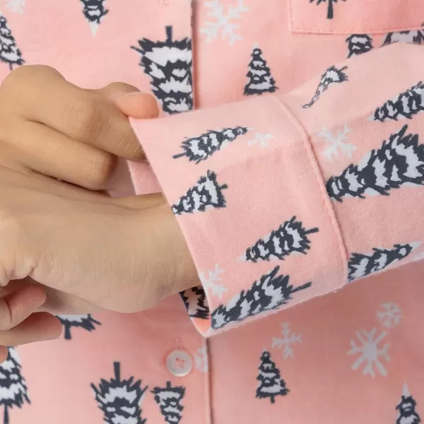 imageFruit of the Loom Womens Flannel Sleep ShirtSnowy Trees