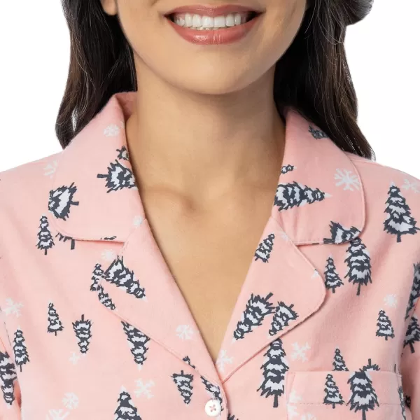 imageFruit of the Loom Womens Flannel Sleep ShirtSnowy Trees