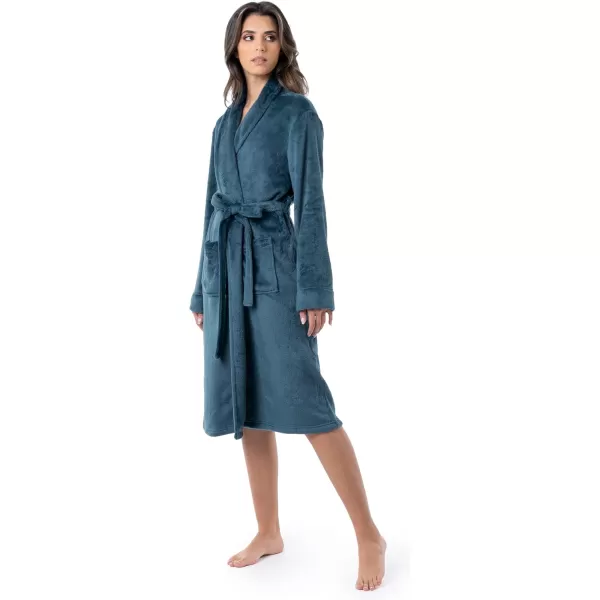 imageFruit of the Loom Womens Fleece RobeBlue Sea