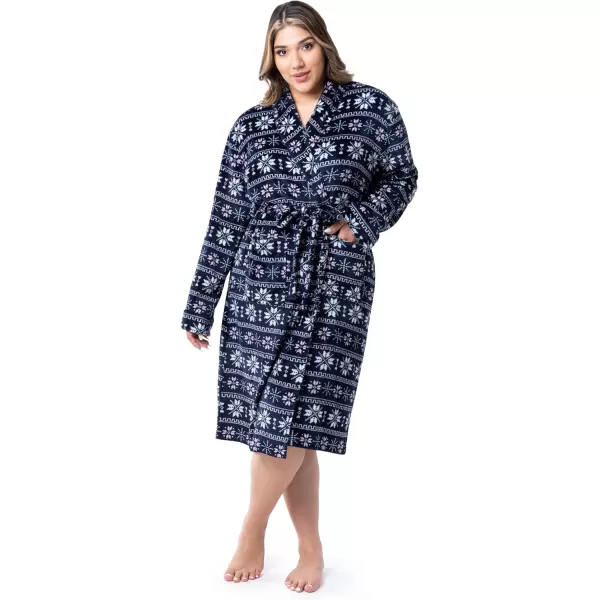 imageFruit of the Loom Womens Fleece RobeFairisle