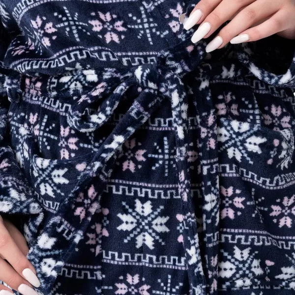 imageFruit of the Loom Womens Fleece RobeFairisle
