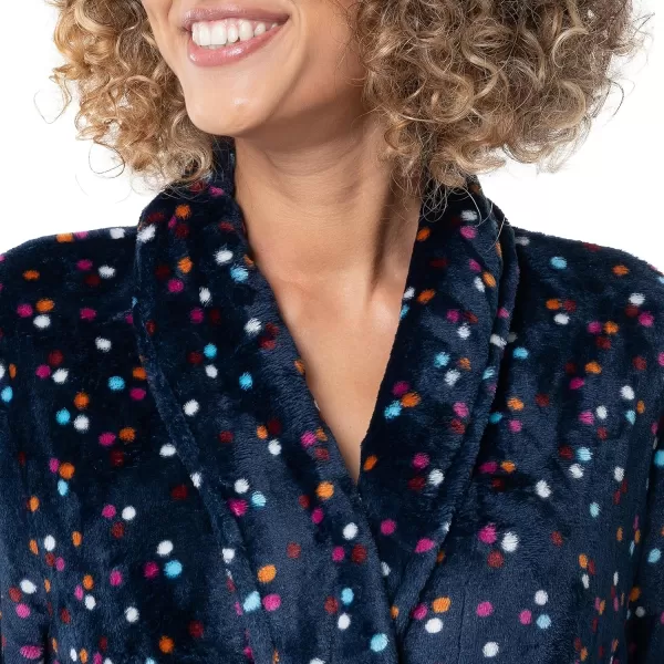 imageFruit of the Loom Womens Fleece RobeMulti Confetti