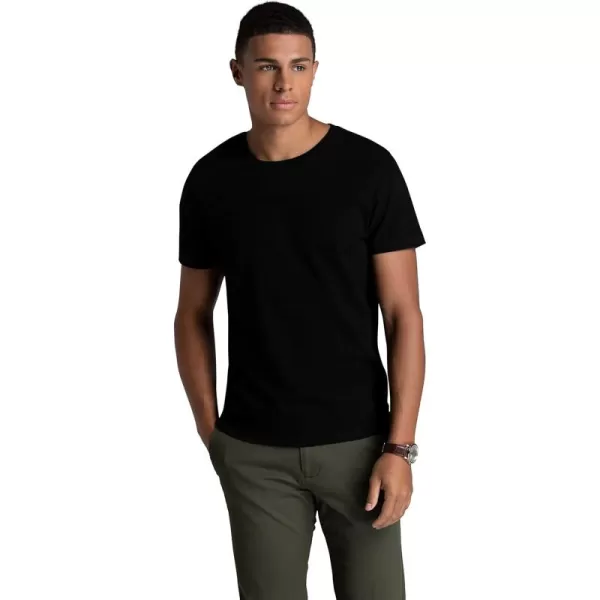 imageFruit of the Loom Recover Cotton TShirt Made with Sustainable Low Impact Recycled FiberBlack