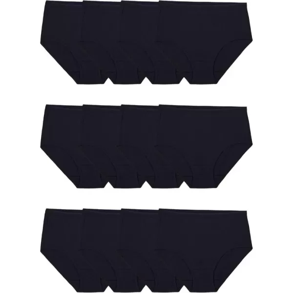 imageFruit of the Loom Womens Eversoft Cotton Brief Underwear Tag Free ampamp Breathable Available in Plus SizeBrief  Cotton  12 Pack  Black