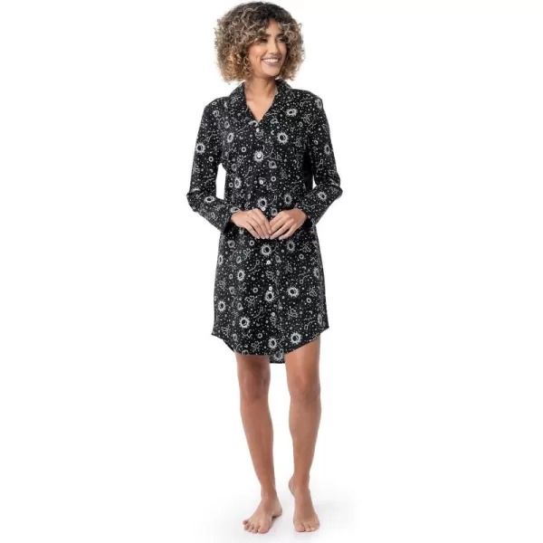 imageFruit of the Loom Womens Flannel Sleep ShirtCosmic Sky