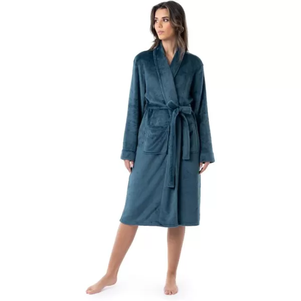 imageFruit of the Loom Womens Fleece RobeBlue Sea