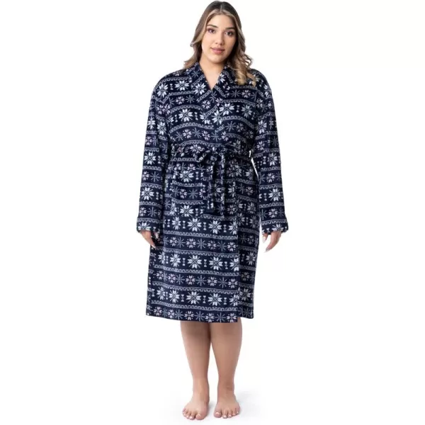 imageFruit of the Loom Womens Fleece RobeFairisle