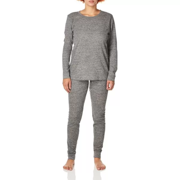 imageFruit of the Loom Womens Micro Waffle Premium Thermal SetSmoke Heather