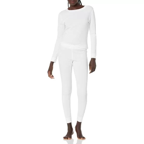 imageFruit of the Loom Womens Micro Waffle Premium Thermal SetWhite