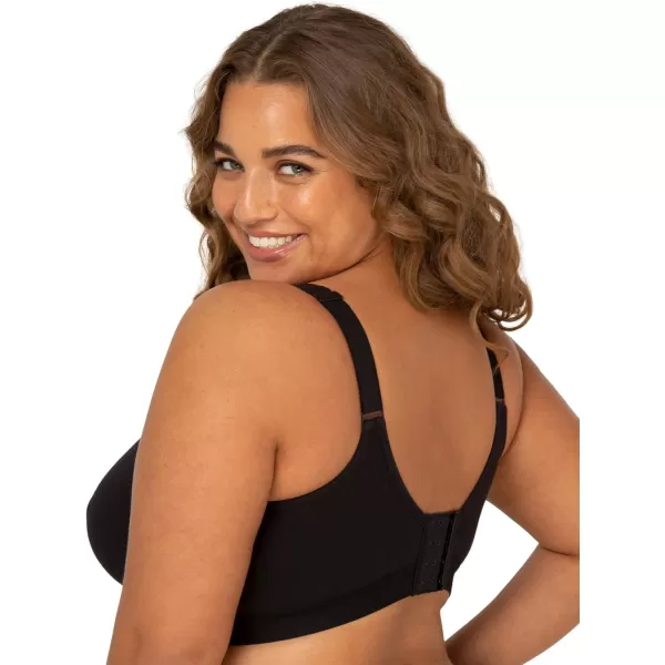 imageFruit of the Loom Fit for Me Womens PlusSize Wireless Cotton Bra Available in Multi PacksHeather GreyBlack Hue