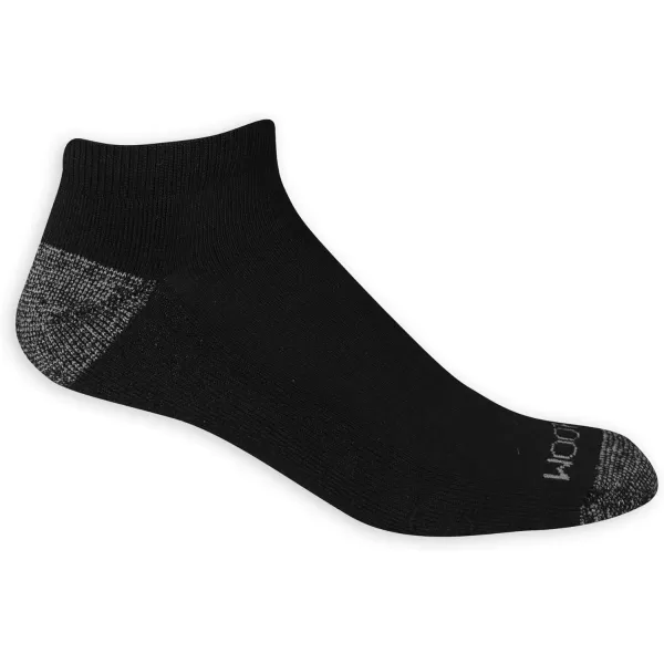 imageFruit of the Loom Mens Dual Defense Low Cut Socks 12 PackBlack