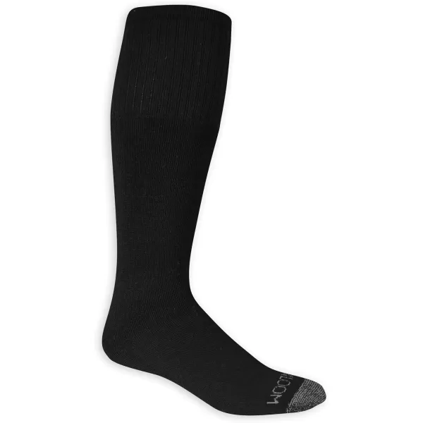 imageFruit of the Loom Mens Dual Defense Tube Socks 12 PackBlack