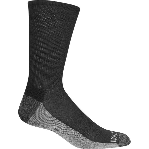 imageFruit of the Loom Mens Everyday Lightweight Sport Crew Socks 6 PackBlack