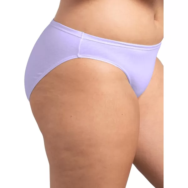 imageFruit of the Loom Womens Beyondsoft Underwear Super Soft Designed with Comfort in Mind Available in Plus SizeBikini  Cotton Blend  10 Pack  PinkGrayPurple