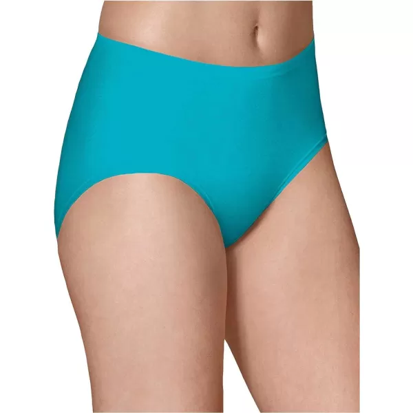 imageFruit of the Loom Womens Breathable 4 Pack PantiesLow Rise Brief  Micro Mesh  4 Pack