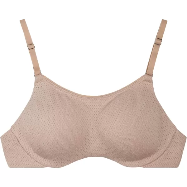 imageFruit of the Loom Womens Breathable Cami Bra with Convertible StrapsBeige