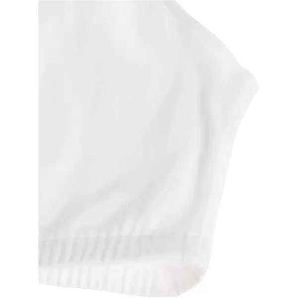 imageFruit of the Loom Womens Built Up Tank Style Sports BraWhiteWhiteWhite