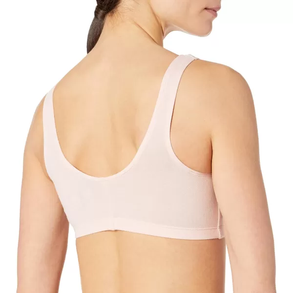 imageFruit of the Loom Womens Front Close Builtup Sports BraBlushing Rose