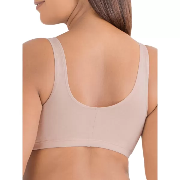 imageFruit of the Loom Womens Front Close Builtup Sports BraSand