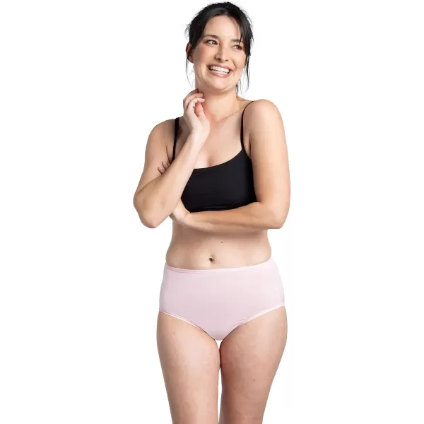 imageFruit of the Loom Womens Microfiber Underwear Lightweight ampamp Sleek Available in Plus SizeBrief  12 Pack  BluePinkGrey