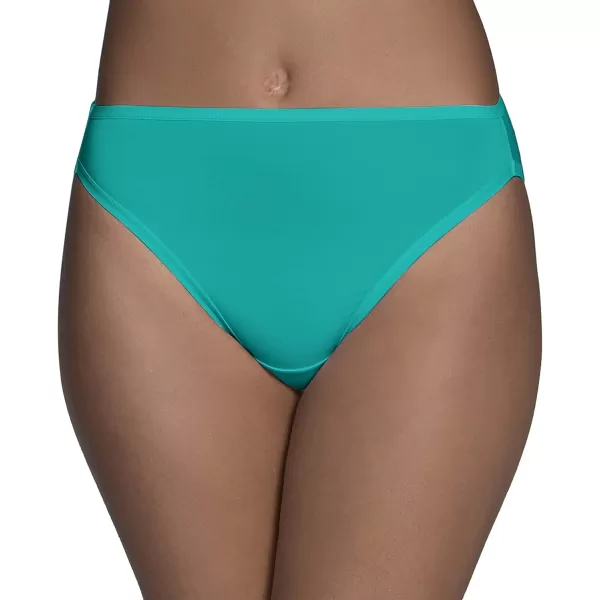 imageFruit of the Loom Womens Microfiber Underwear Lightweight ampamp Sleek Available in Plus SizeHi Cut  6 Pack  Colors May Vary