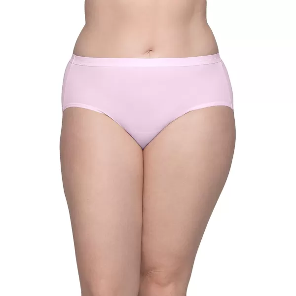 imageFruit of the Loom Womens Microfiber Underwear Lightweight ampamp Sleek Available in Plus SizePlus Size Brief  10 Pack  BlackWhitePurple