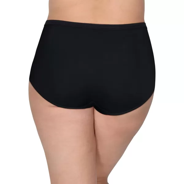 imageFruit of the Loom Womens Microfiber Underwear Lightweight ampamp Sleek Available in Plus SizePlus Size Brief  12 Pack  Colors May Vary