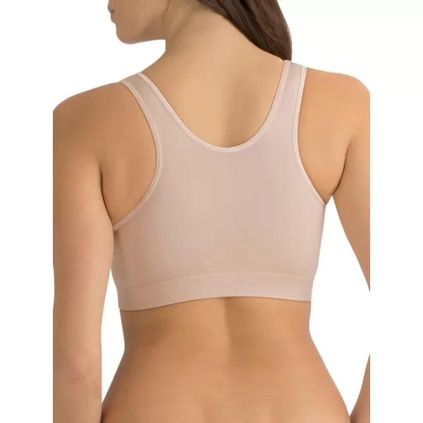 imageFruit of the Loom Womens Seamless Pullover Bra With Builtin CupsIn the Buff