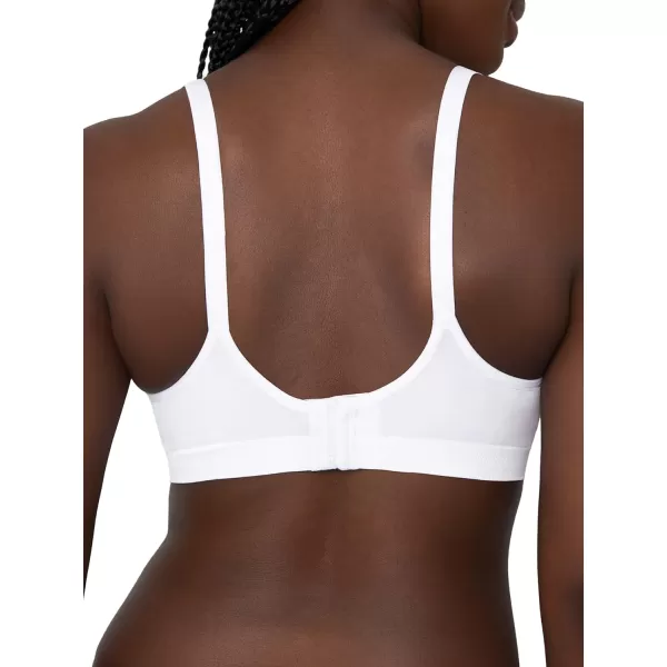 imageFruit of the Loom Womens Seamless Wire Free Pushup BraBlack HueWhite 2pack