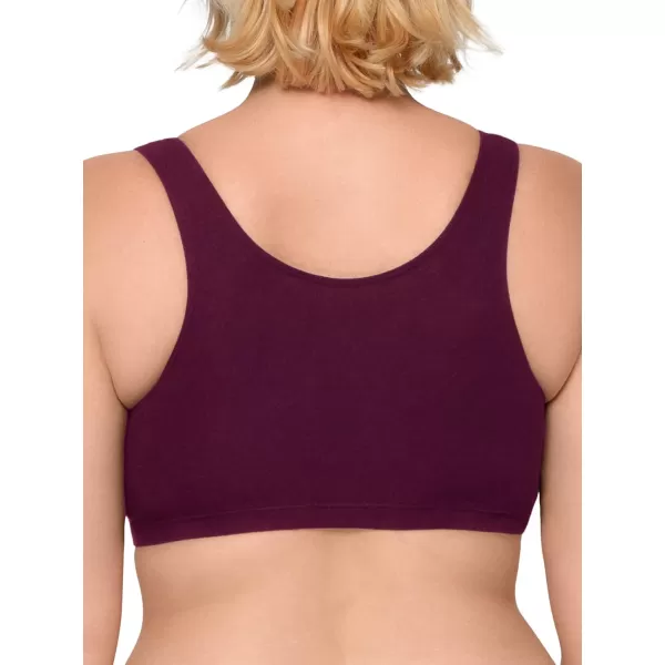 imageFruit of the Loom womens Built Up Tank Style Sports Bra Value PackBlackHeather GreyOlivePurpleLilacDusk