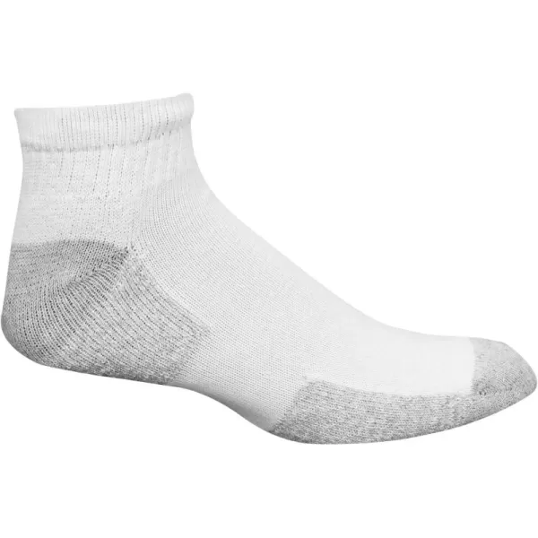 imageFruit of the Loom Mens 12 Pair Pack Dual Defense Cushioned SocksWhite 10 Pack