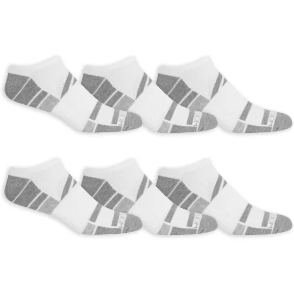 imageFruit of the Loom Mens Breathable Lightweight Performance No Show SocksWhite 6 Pack