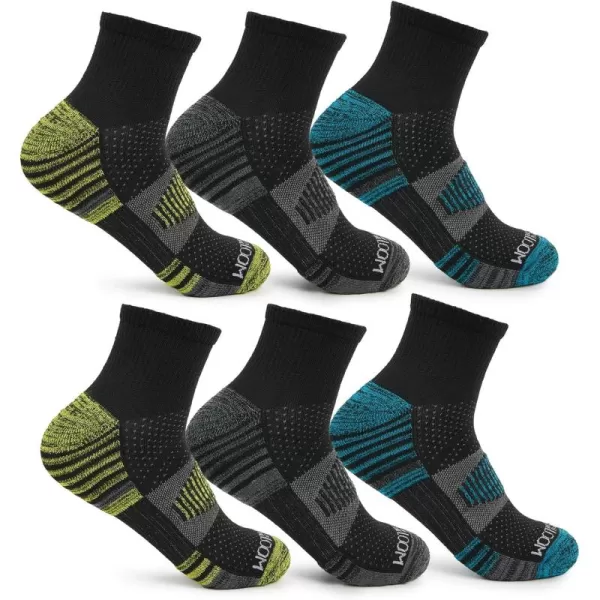 imageFruit of the Loom Mens Breathable Performance Ankle SocksAnkle  Black