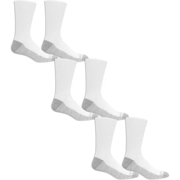 imageFruit of the Loom Mens Everyday Lightweight Sport Crew Socks 6 PackWhite