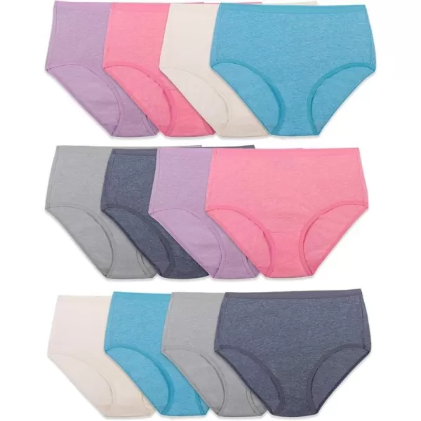 imageFruit of the Loom Womens Beyondsoft Underwear Super Soft Designed with Comfort in Mind Available in Plus SizeBrief  Cotton Blend  12 Pack  Colors May Vary