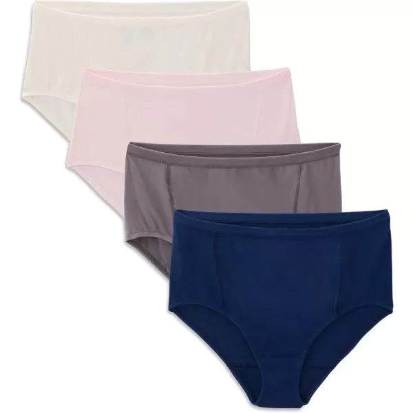 imageFruit of the Loom Womens Breathable 4 Pack PantiesBrief  Cotton Mesh  4 Pack