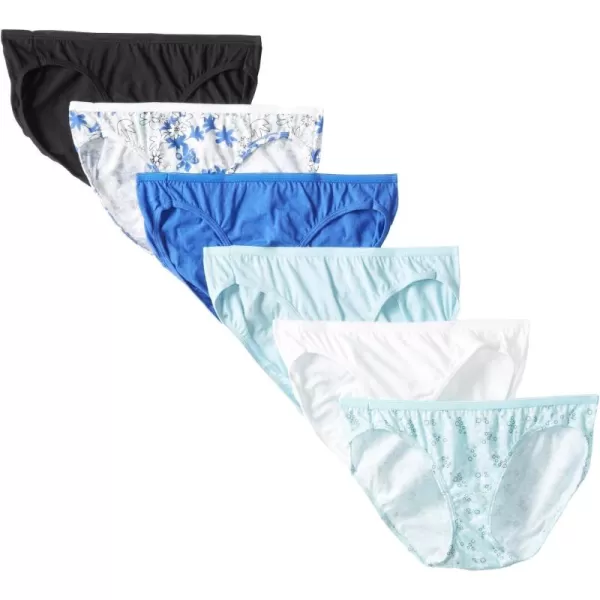 imageFruit of the Loom Womens Eversoft Cotton Bikini Underwear Tag Free ampamp BreathableCotton  Colors May Vary
