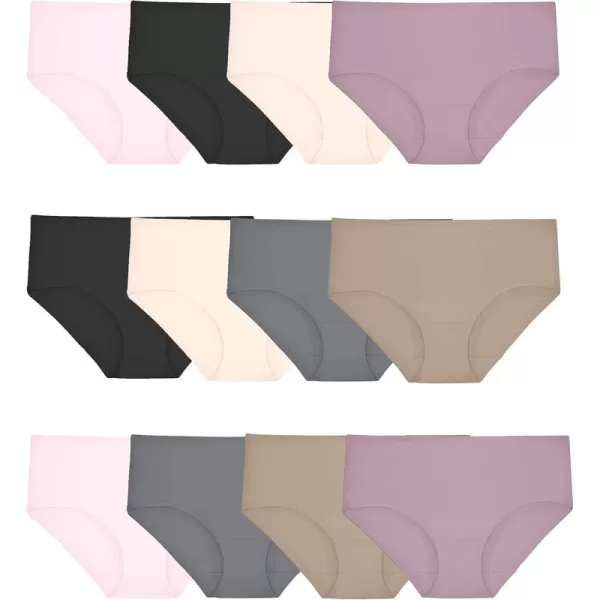 Cotton Stretch - 12 Pack - Pink/Black/Tan