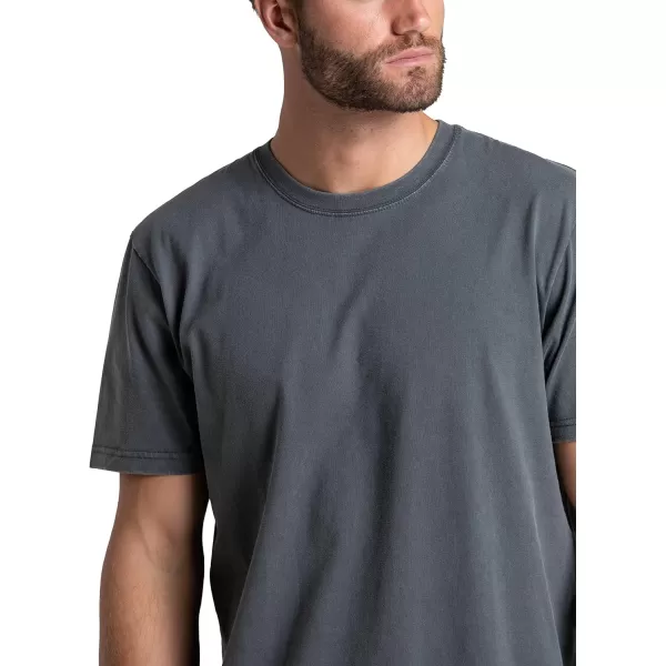 imageFruit of the Loom Mens Crafted Comfort Tee Relaxed ampamp Classic Fit Sizes S2xClassic Fit  Cotton  Charcoal