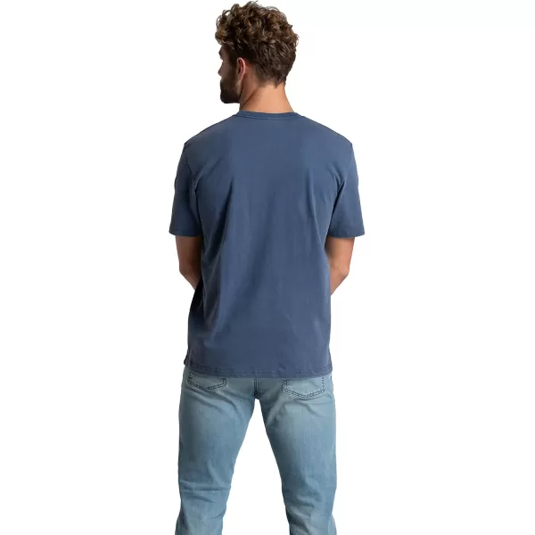 imageFruit of the Loom Mens Crafted Comfort Tee Relaxed ampamp Classic Fit Sizes S2xClassic Fit  Cotton  Dark Tide